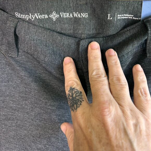 Simply Vera Vera Wang Skinny Mid Rise Trousers NWT - Picture 7 of 7